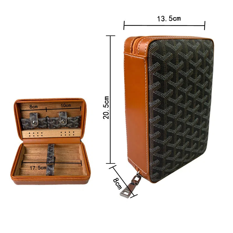 Cuffe Cigar Society Executive Travel Humidor