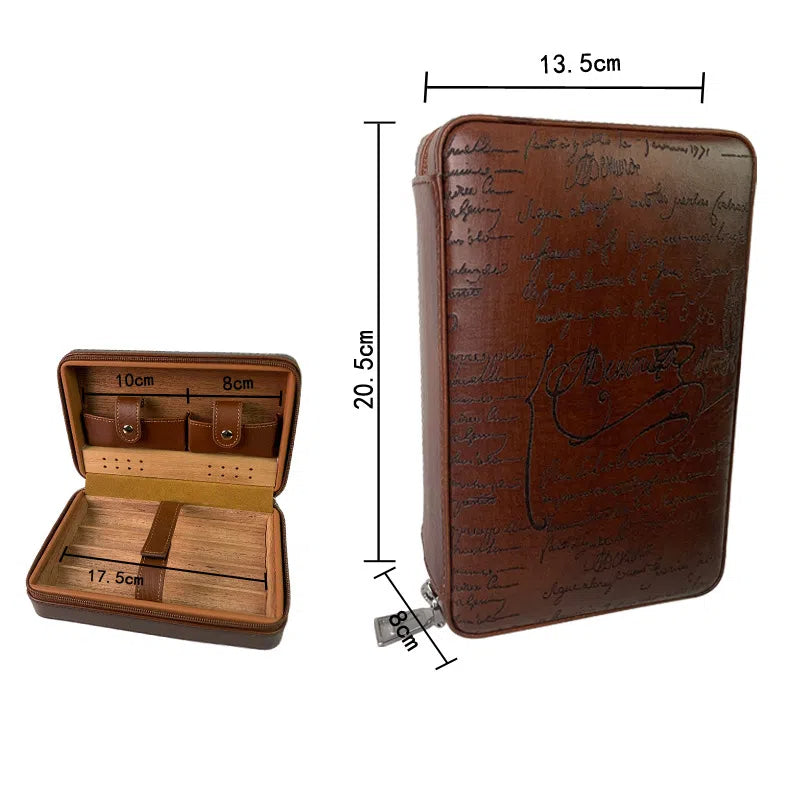 Cuffe Cigar Society Executive Travel Humidor