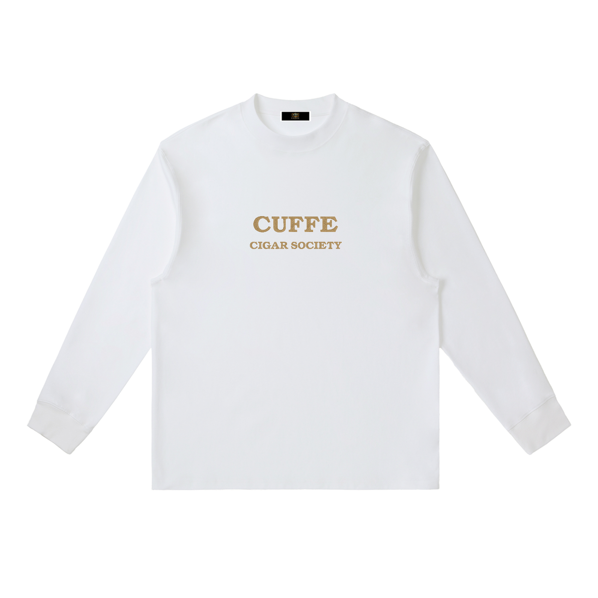 CUFFECIGARSOCIETY,CuffeHoldings,MembersCollection,CigarLifestyle,CigarCulture,LuxuryLifestyle,EmbroideredLongSleeve,PrivateClubApparel,EntrepreneurLifestyle,AthleteLifestyle,UnisexApparel,BlackLongSleeve,WhiteLongSleeve,CoffeeLongSleeve,GoldEmbroidery