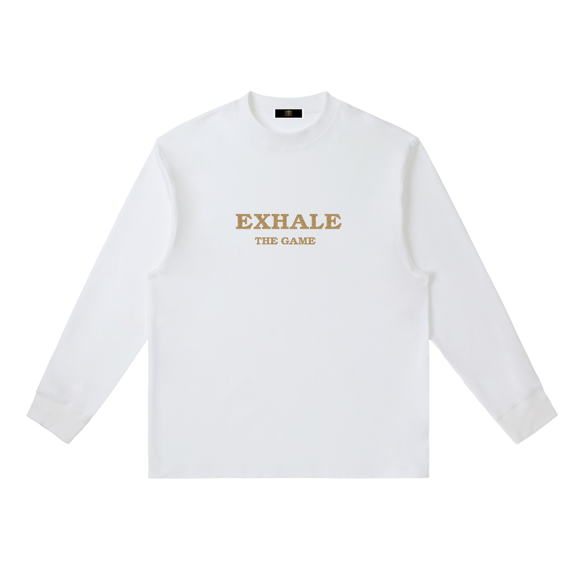 ExhaleTheGame,CUFFEHOLDINGS,SignatureCollection,WherePressureMeetsPurpose,EmbroideredLongSleeve,PremiumStreetwear,AthleteLifestyle,SportsCulture,MentalWellness,UnisexApparel,BlackLongSleeve,GoldEmbroidery
