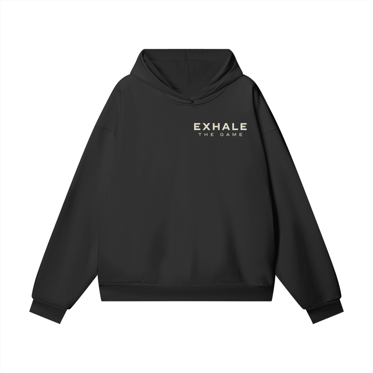 ehalethegame,exhale,premiumhoodie,heavyweighthoddie,460gsm,unisex,streetwear,athleisure,mentalwellness,sportslifesyle,cuffeholdings