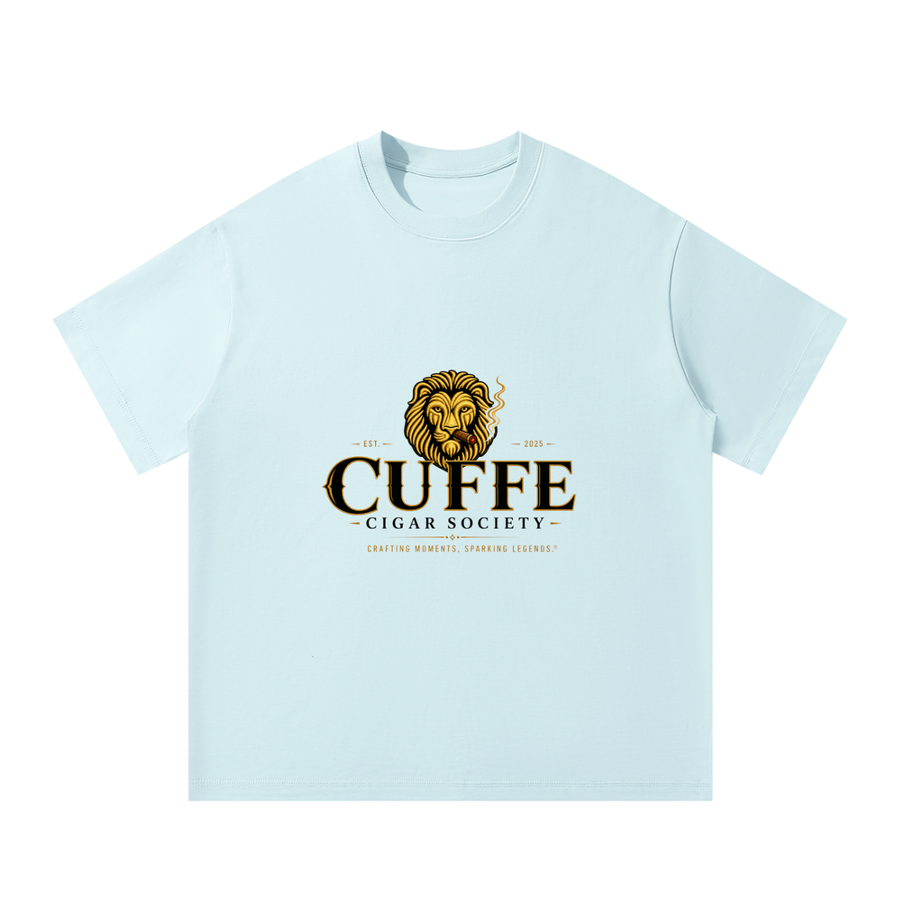 Cuffe Cigar Society Signature Oversized Heavyweight T-Shirt Premium Luxury Streetwear 300 GSM Cotton