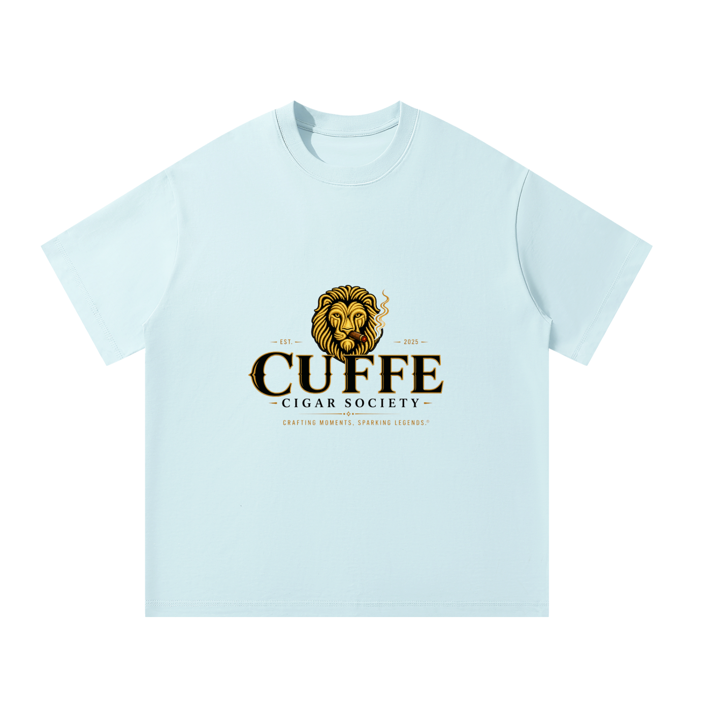 Cuffe Cigar Society Signature Oversized Heavyweight T-Shirt Premium Luxury Streetwear 300 GSM Cotton