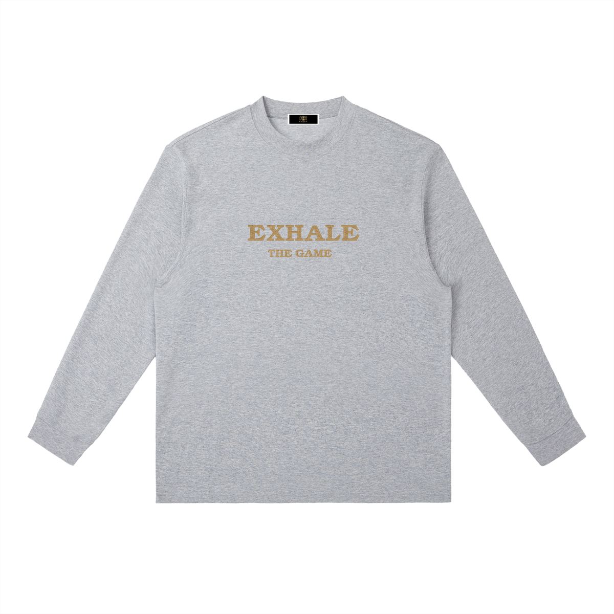 ExhaleTheGame,CUFFEHOLDINGS,SignatureCollection,WherePressureMeetsPurpose,EmbroideredLongSleeve,PremiumStreetwear,AthleteLifestyle,SportsCulture,MentalWellness,UnisexApparel,BlackLongSleeve,GoldEmbroidery