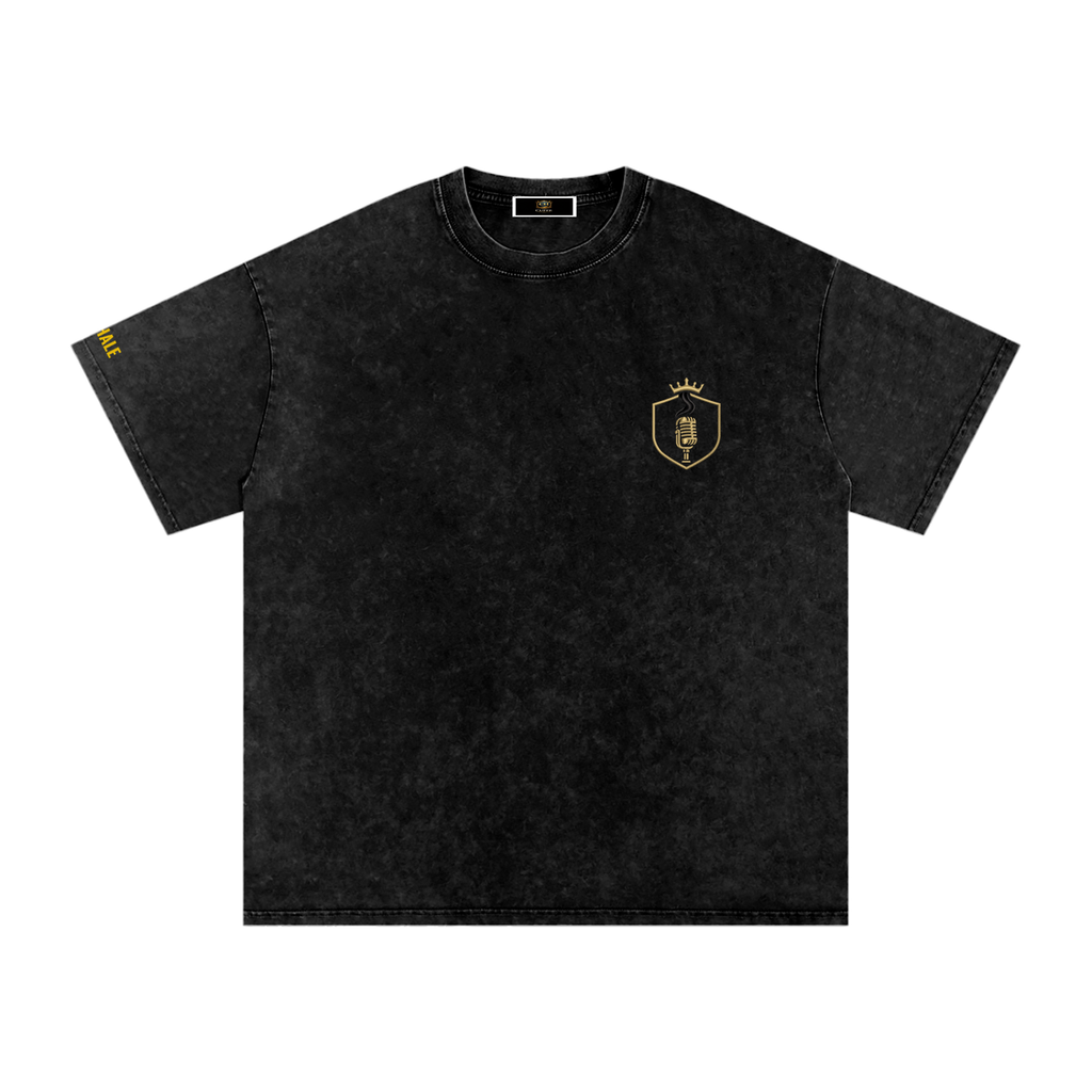 Exhale The Game signature snow washed tee