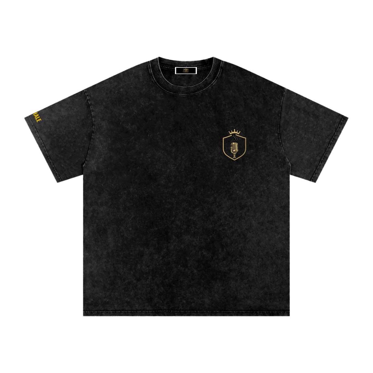 Exhale The Game signature snow washed tee